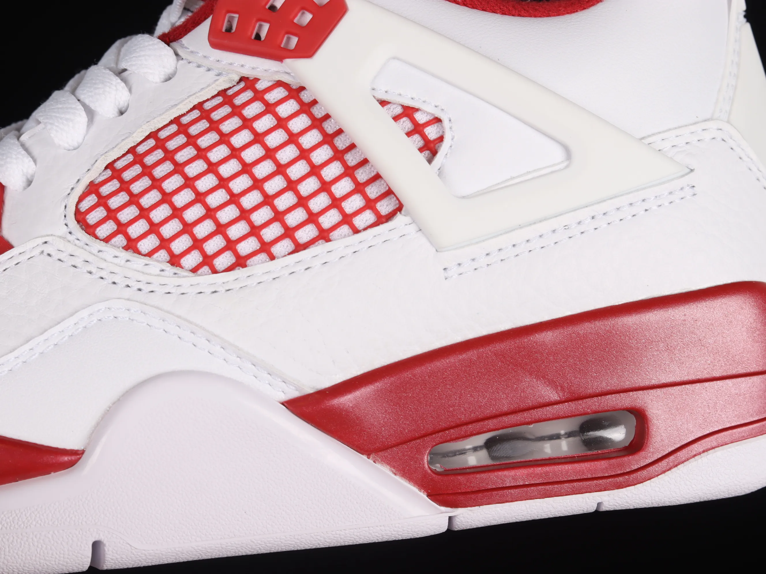 All categories Air Jordan Jordan series basketball shoes Air Jordan 4 Pure original Air Jordan 4 Motorsport AJ4 Joe 4 racing white and red 308497-106